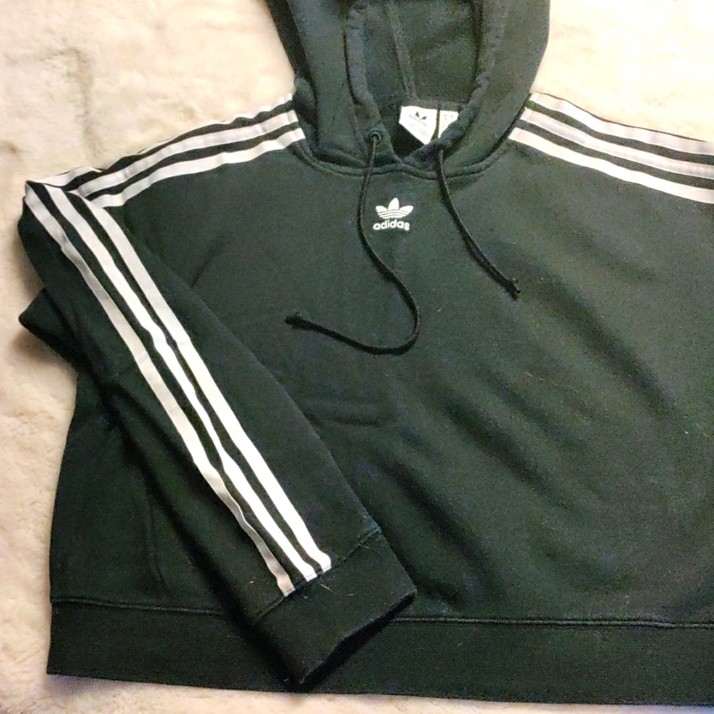 Women's Adidas crop hoodie
